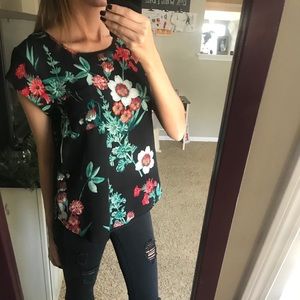 Lily White Floral Blouse